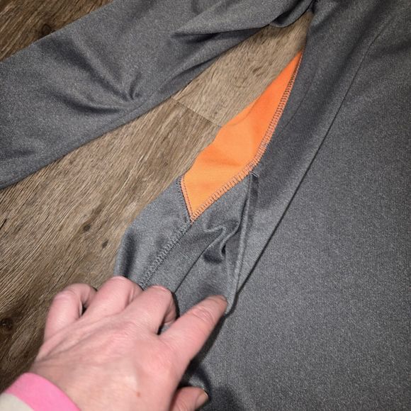 Champion 1/4 Zip OSU Oklahoma State Cowboys Gray Pullover Size Medium M - Picture 9 of 11